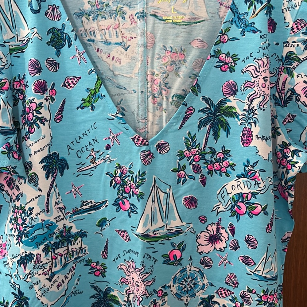 LILLY PULITZER NWOT V-neck Dress - Picture 4 of 6